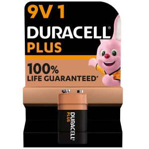 Pilha Alkalina 9V Plus - Duracell