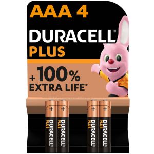 Pilha Alkalina AAA Plus - Duracell
